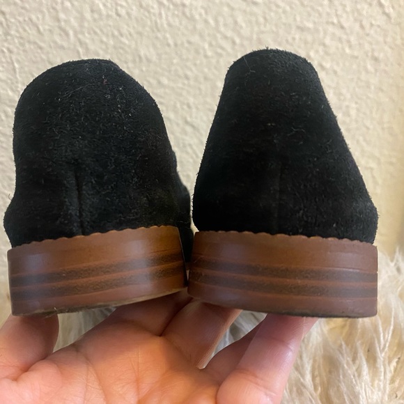 Franco Sarto black Suede Loafers - Picture 5 of 7